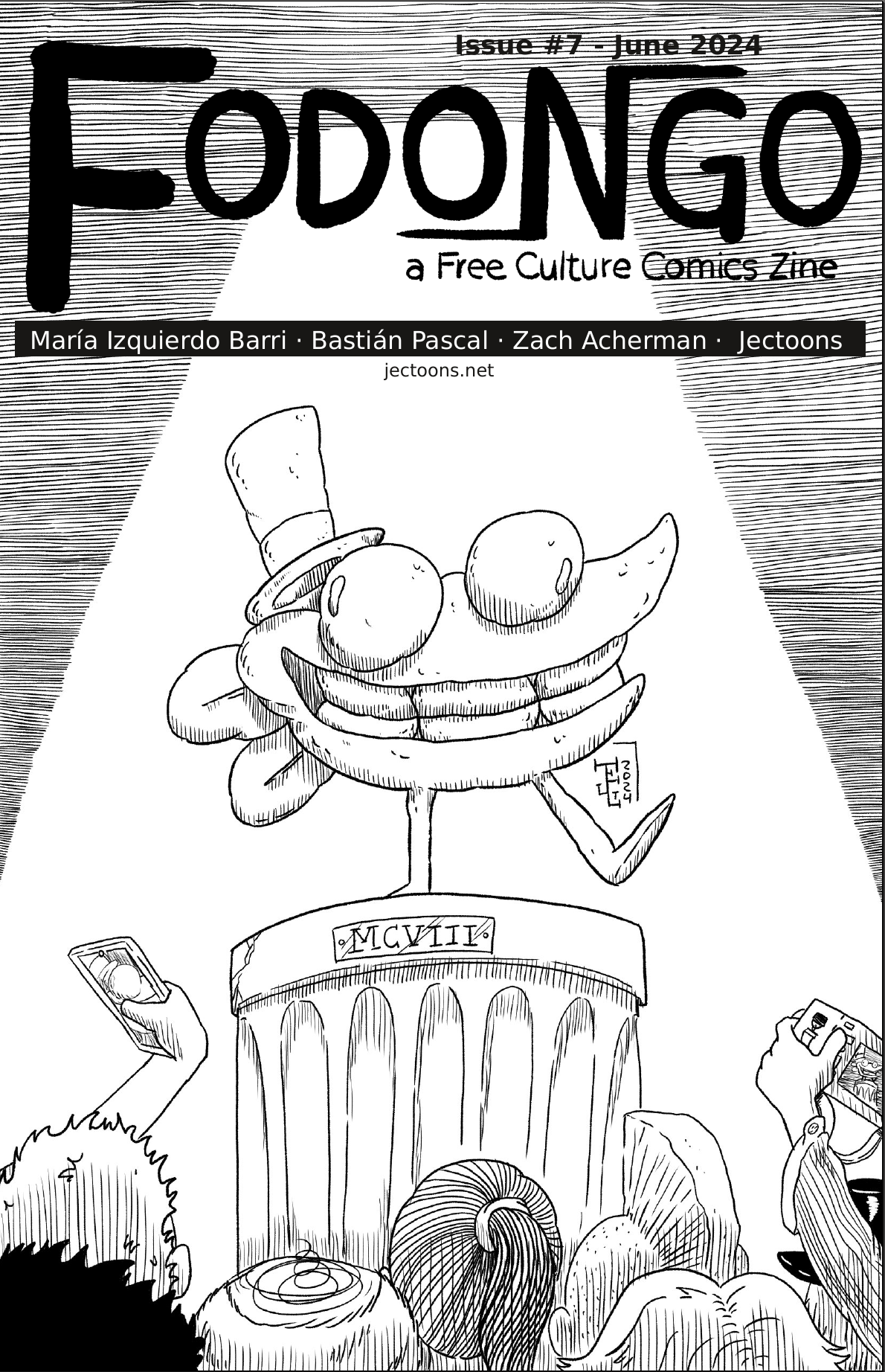 Cover for Fodongo Issue 7. Drawn by Jectoons