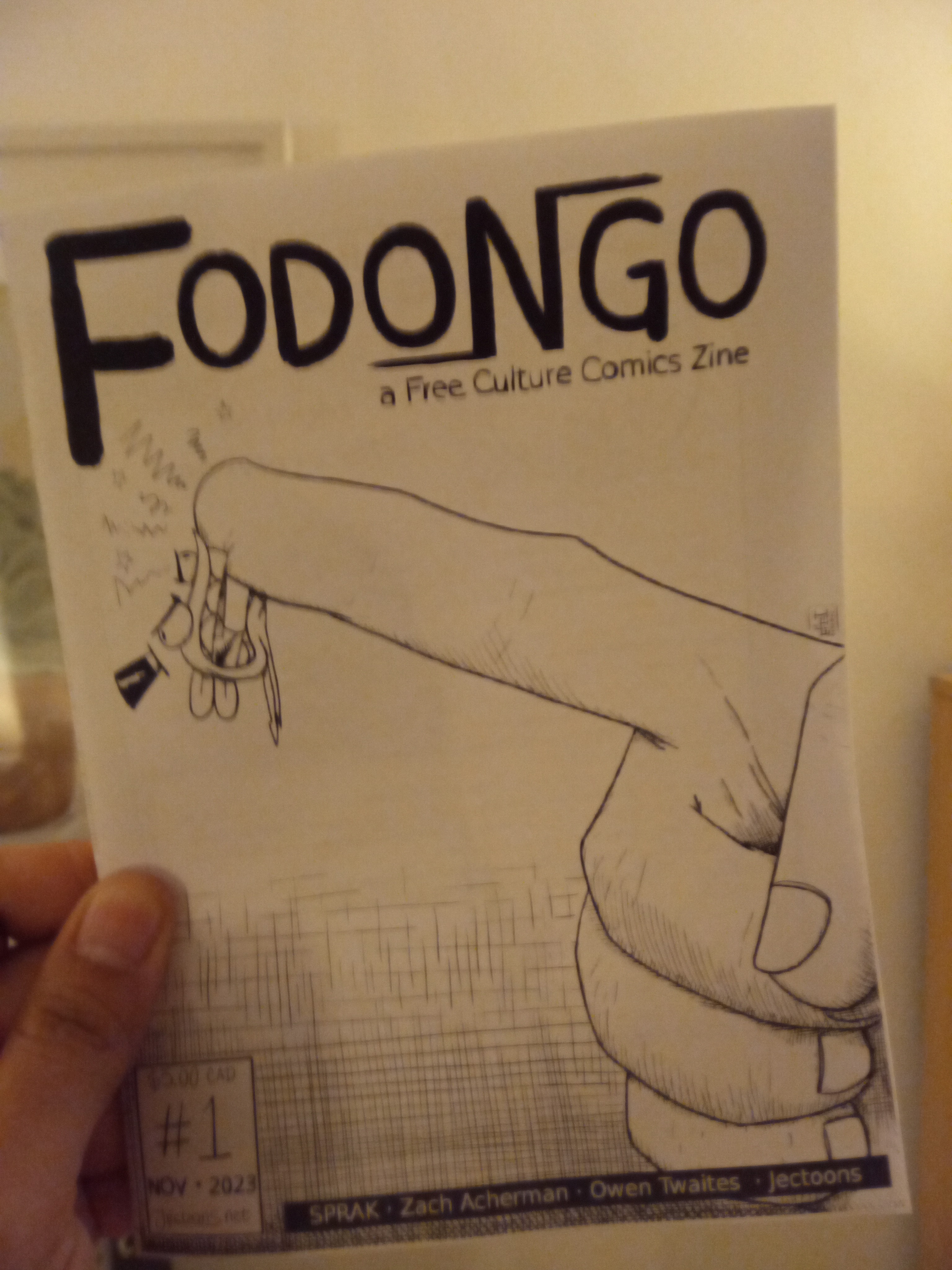 Picture of the completed Issue 1.