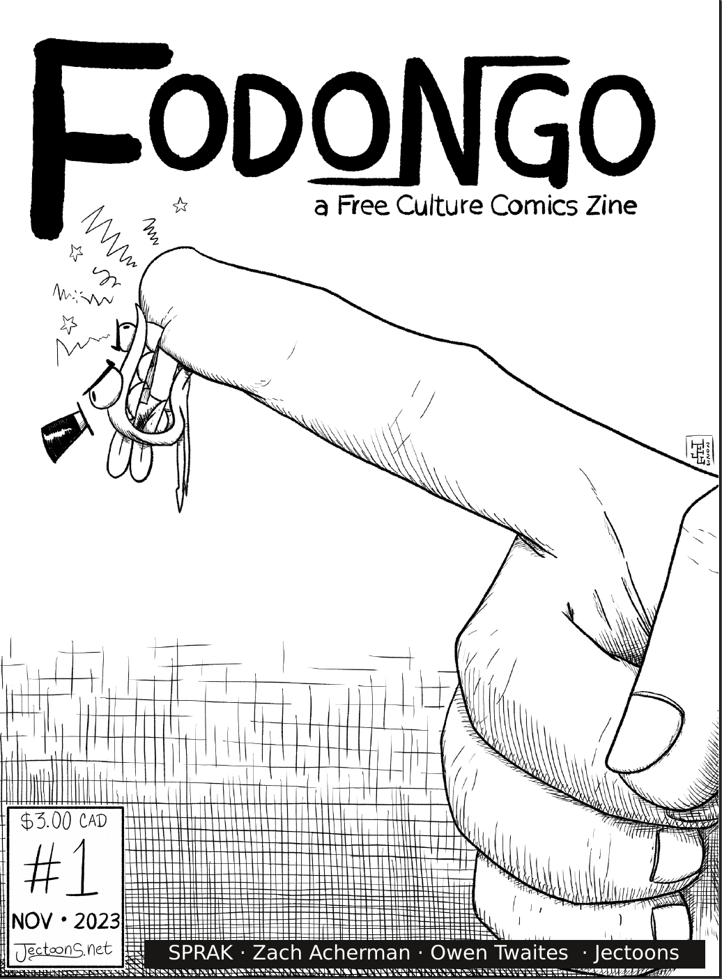 Cover for Fodongo Issue 1. Drawn by Jectoons