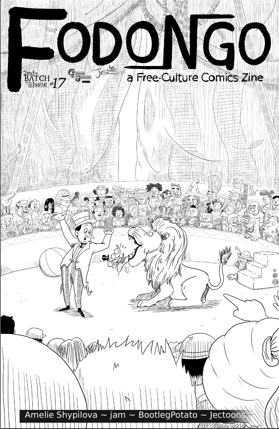 Cover for Fodongo Issue 17. Drawn by Jectoons