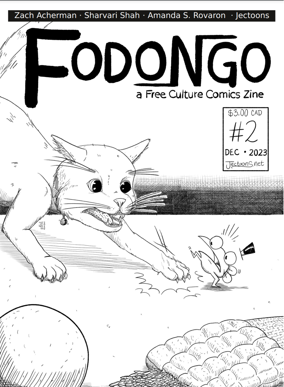 Cover for Fodongo Issue 2. Drawn by Jectoons