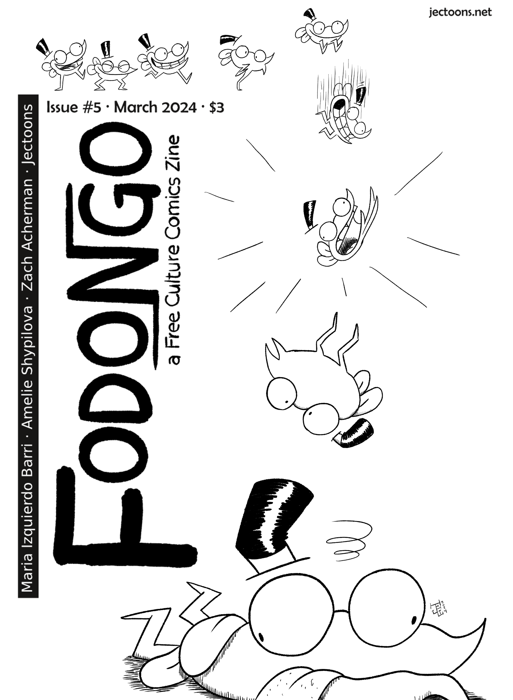 Cover for Fodongo Issue 5. Drawn by Jectoons