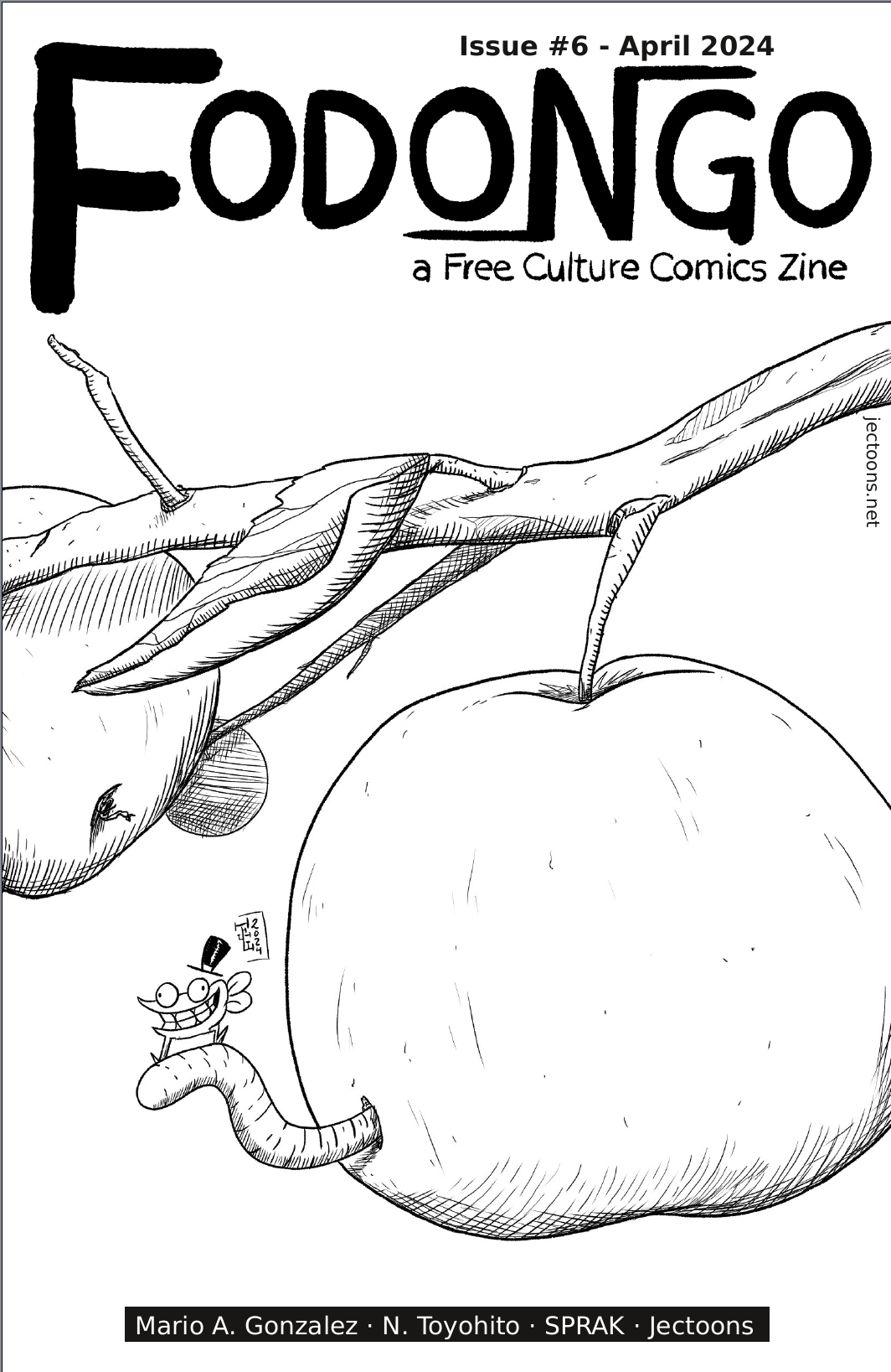 Cover for Fodongo Issue 6. Drawn by Jectoons